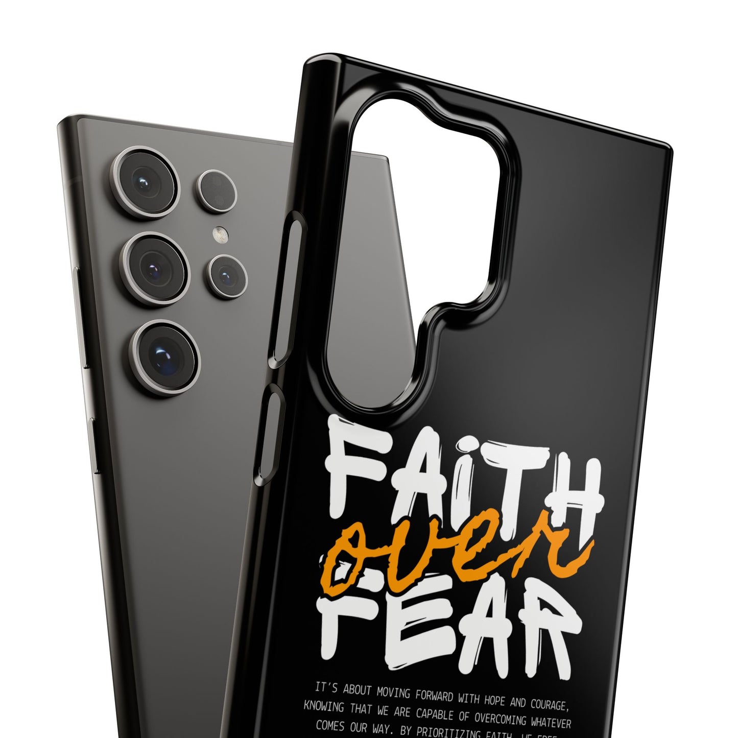 Faith Over Fear Phone Case — Christian Inspirational Snap Case