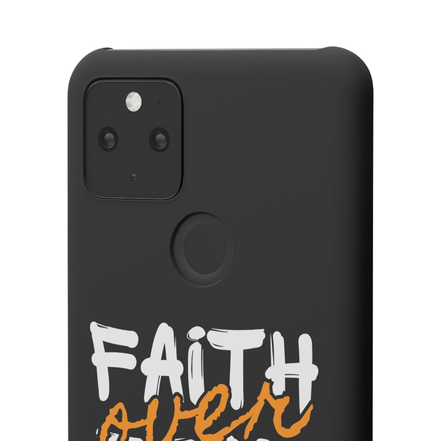 Faith Over Fear Phone Case — Christian Inspirational Snap Case