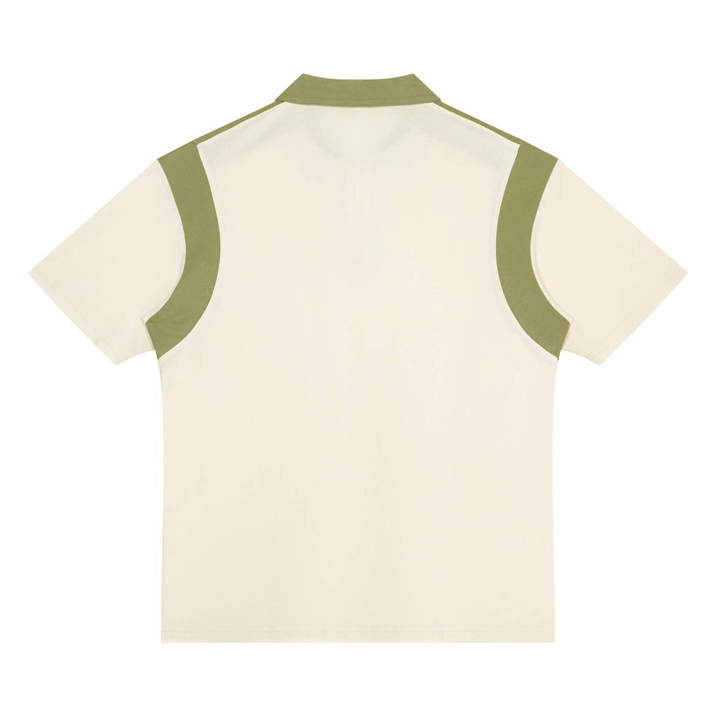 Established Color Block Quarter Zip Polo Shirt