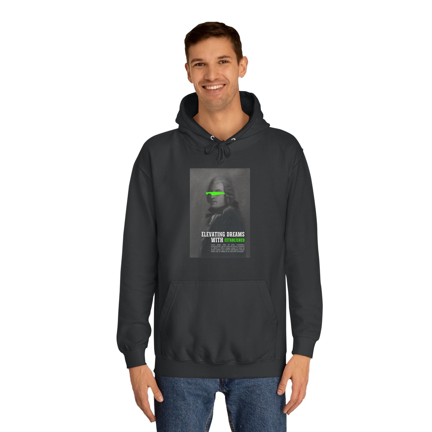 Elevating Dreams Unisex College Hoodie