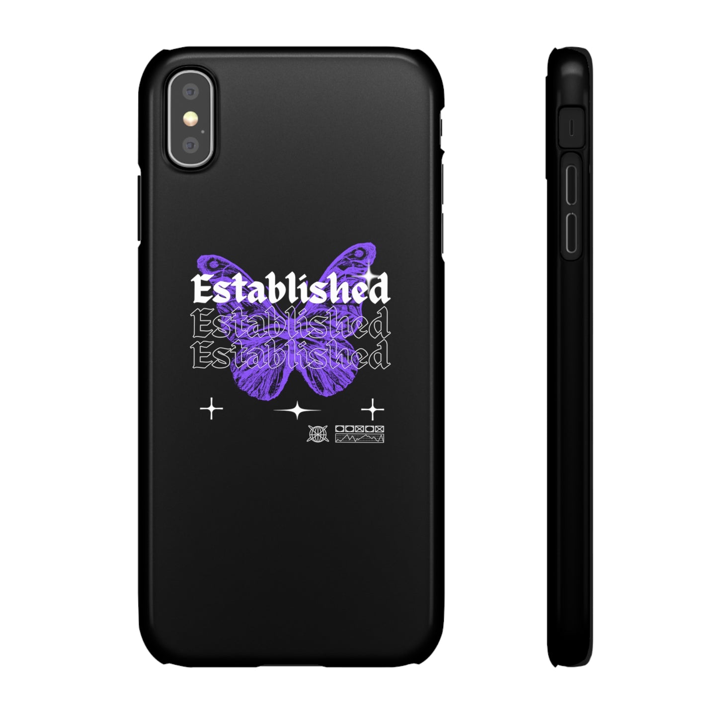Established Butterfly Snap Case