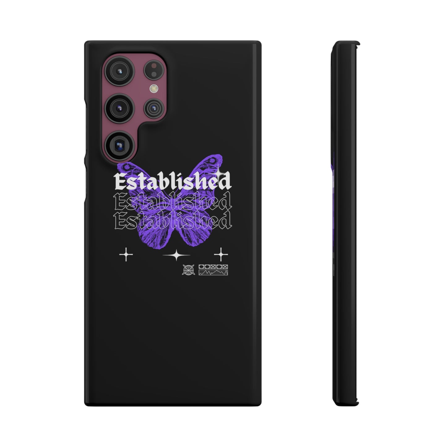 Established Butterfly Snap Case