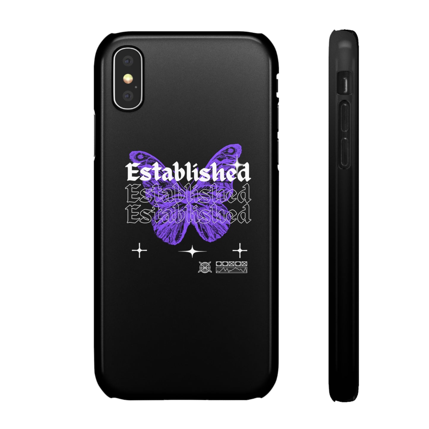 Established Butterfly Snap Case