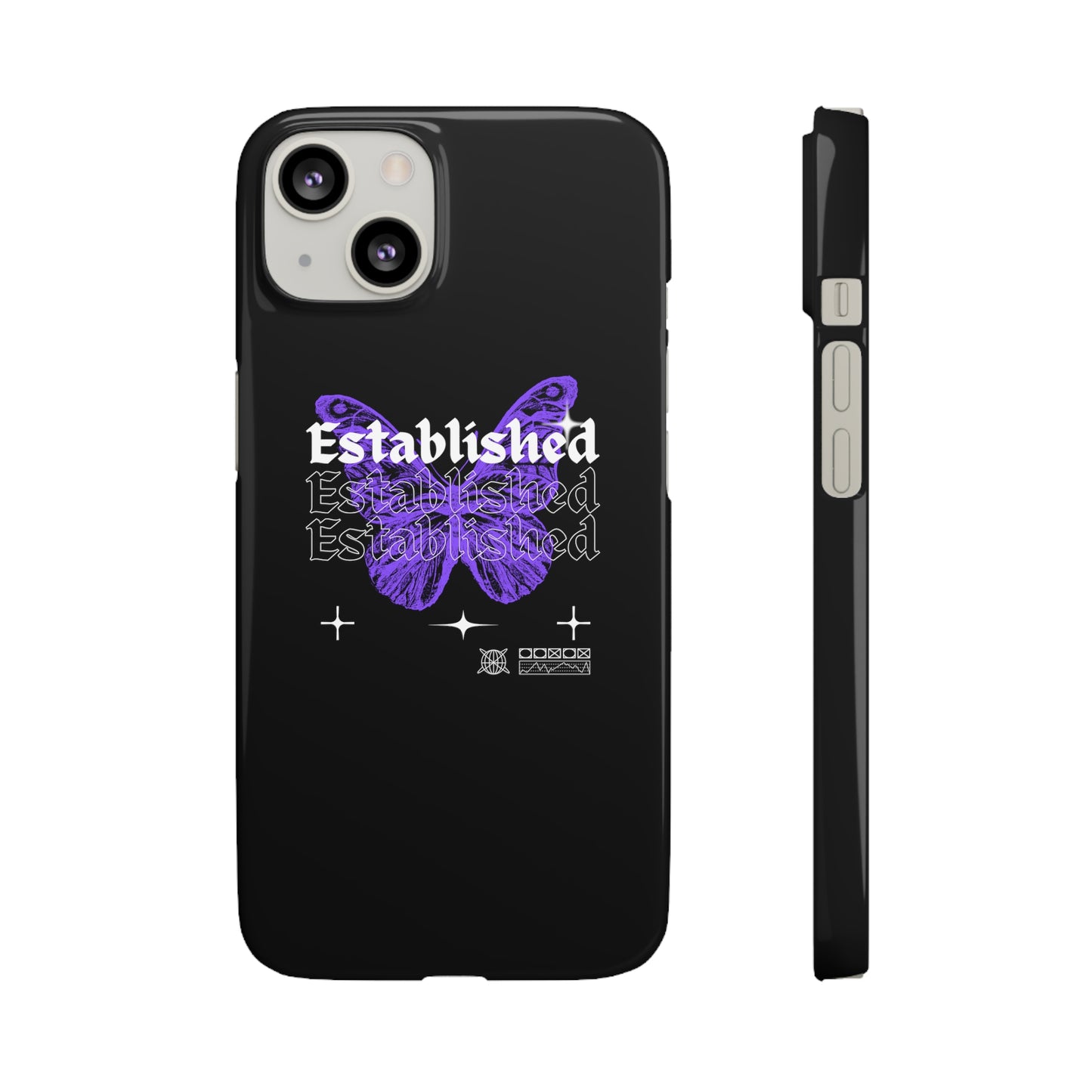 Established Butterfly Snap Case