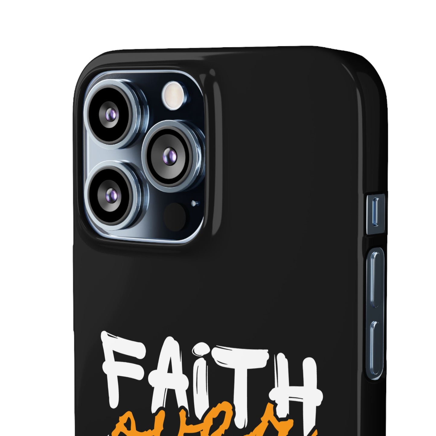 Faith Over Fear Phone Case — Christian Inspirational Snap Case