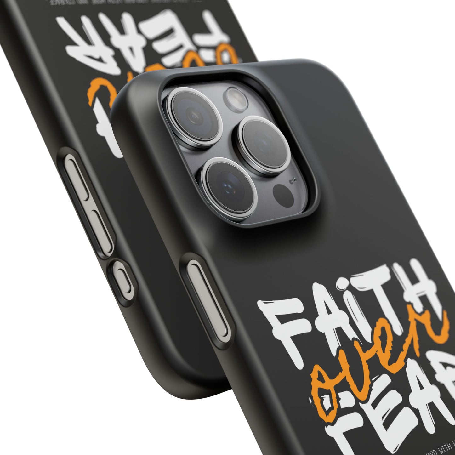 Faith Over Fear Phone Case — Christian Inspirational Snap Case