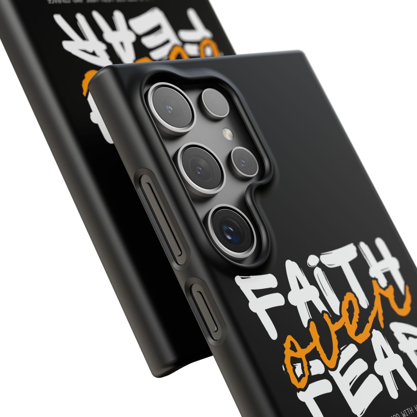 Faith Over Fear Phone Case — Christian Inspirational Snap Case