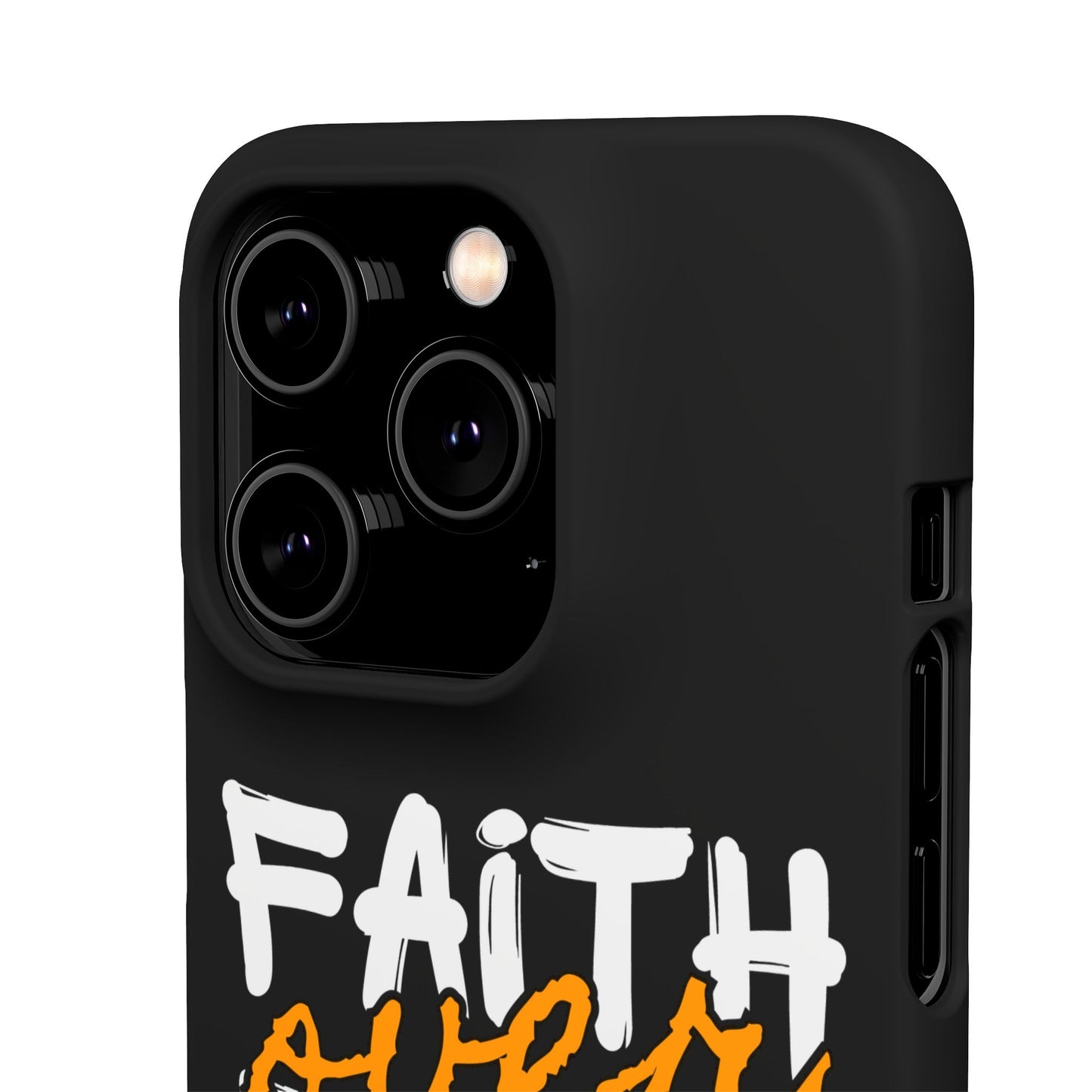 Faith Over Fear Phone Case — Christian Inspirational Snap Case