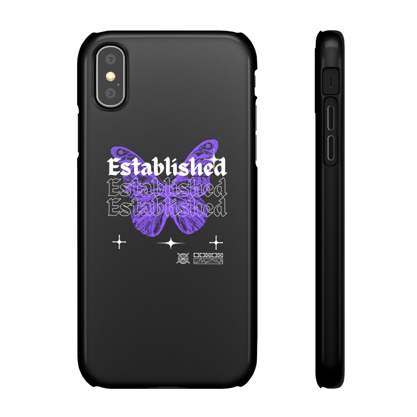 Established Butterfly Snap Case