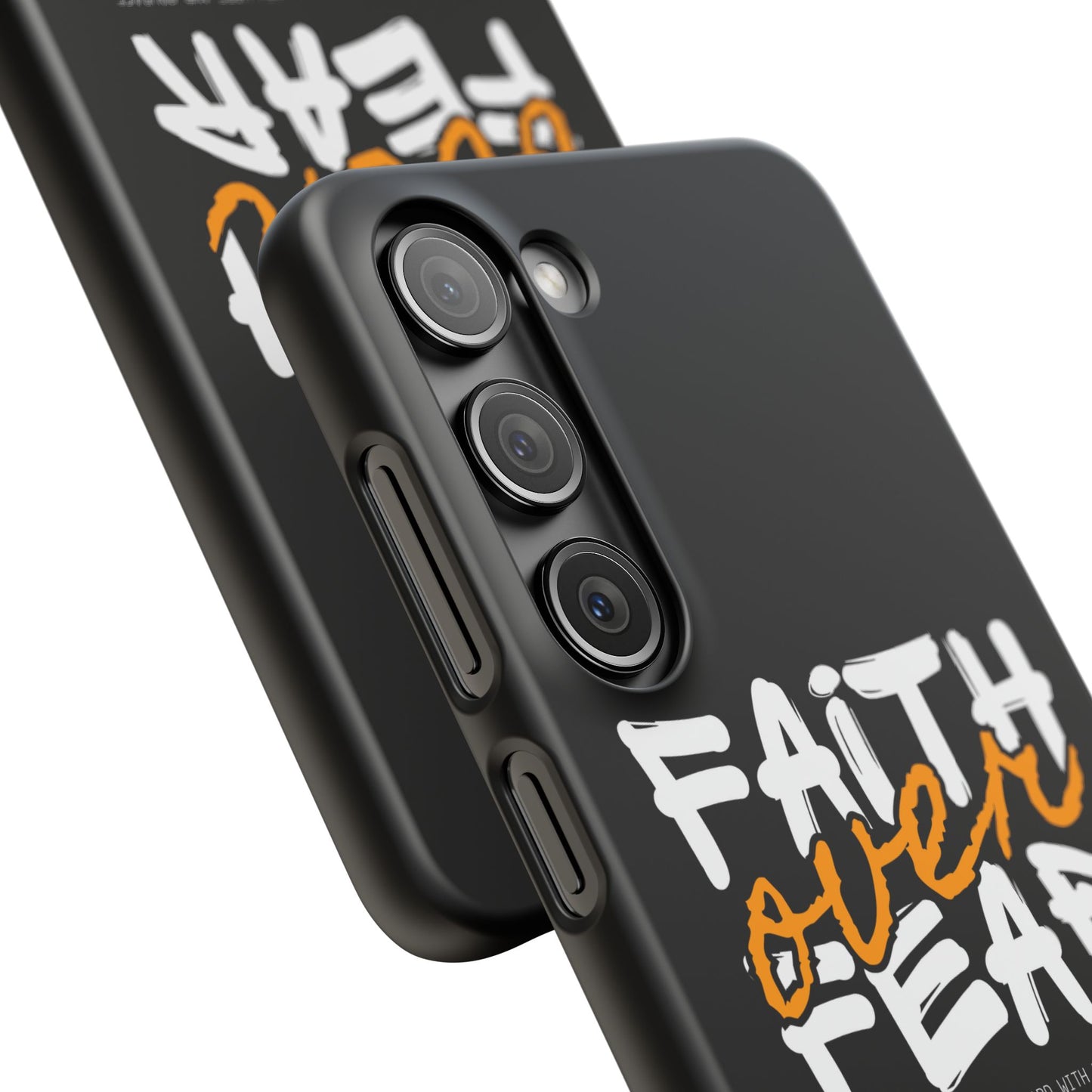 Faith Over Fear Phone Case — Christian Inspirational Snap Case