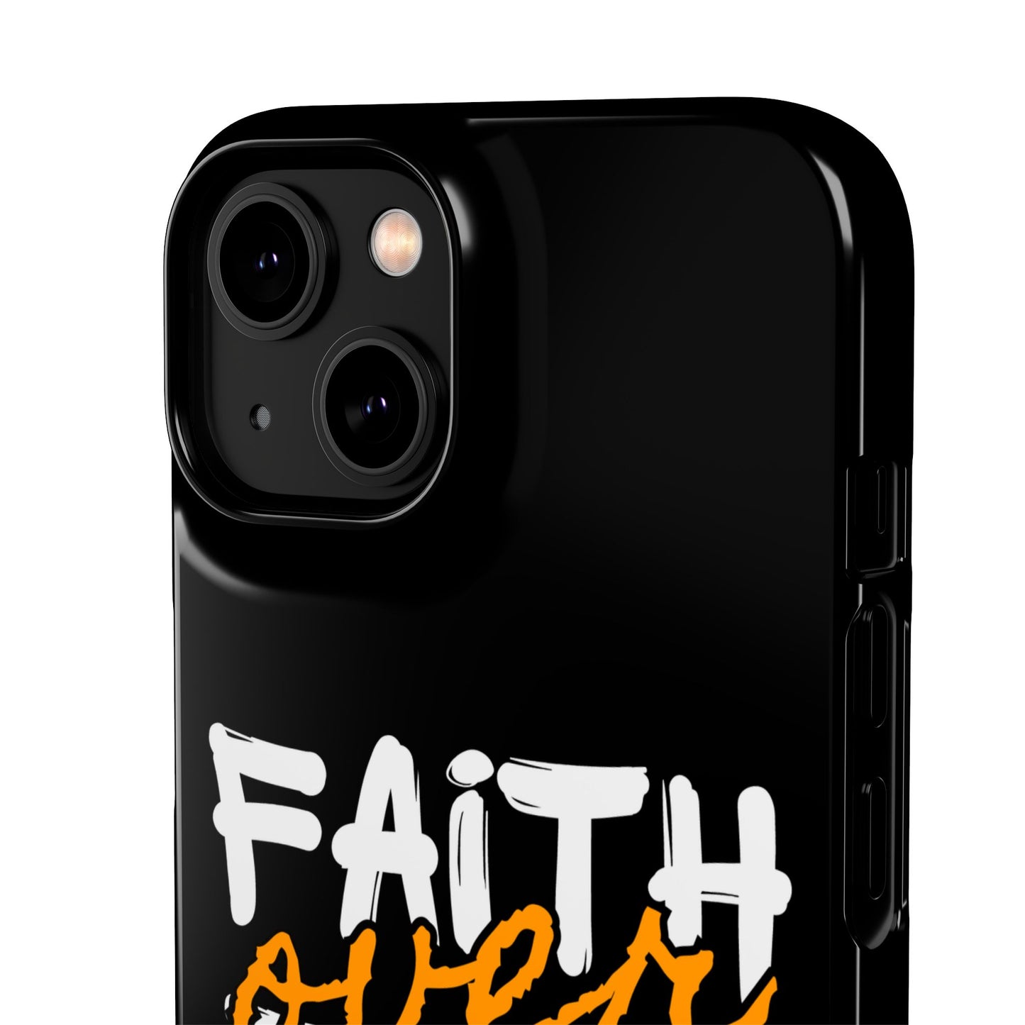 Faith Over Fear Phone Case — Christian Inspirational Snap Case