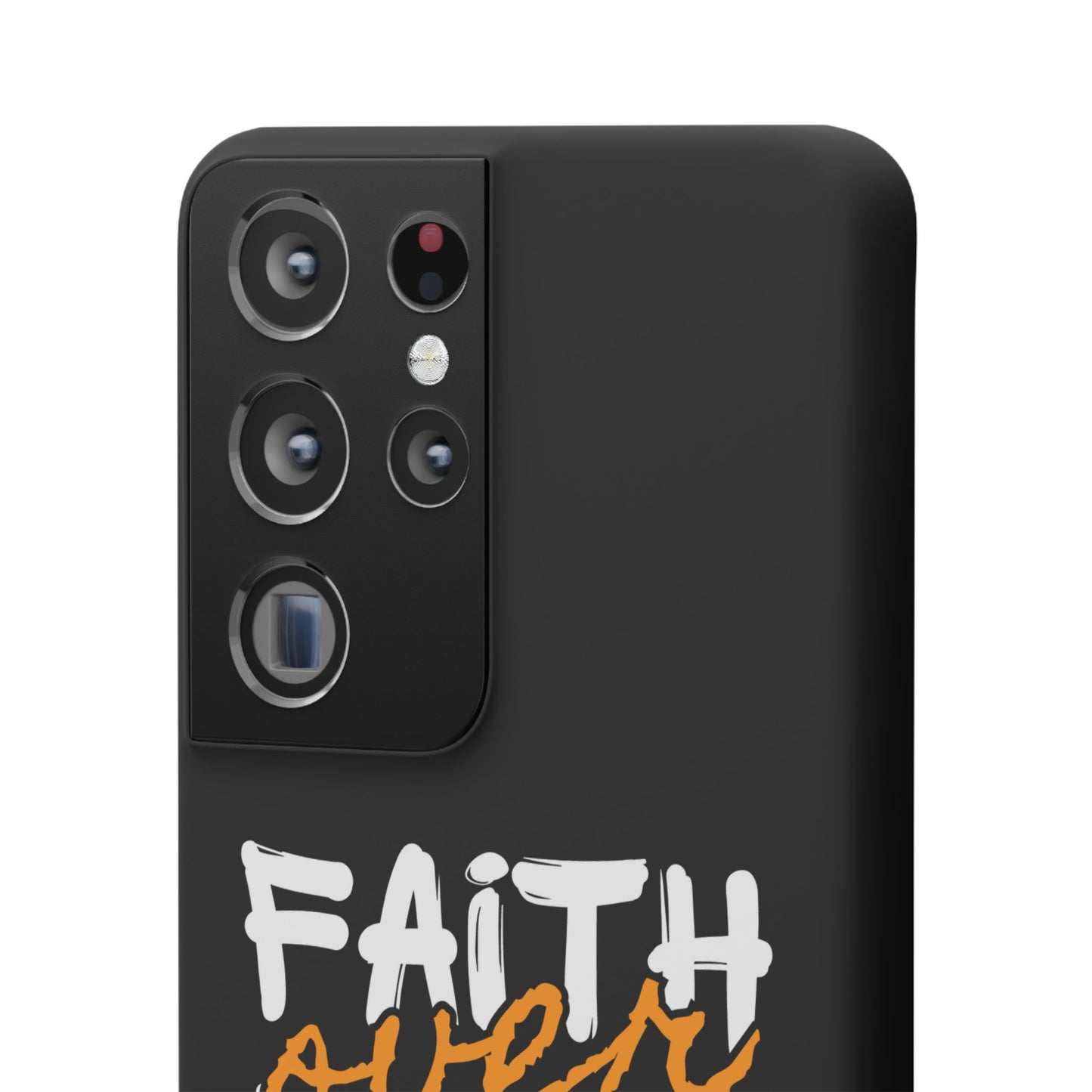 Faith Over Fear Phone Case — Christian Inspirational Snap Case
