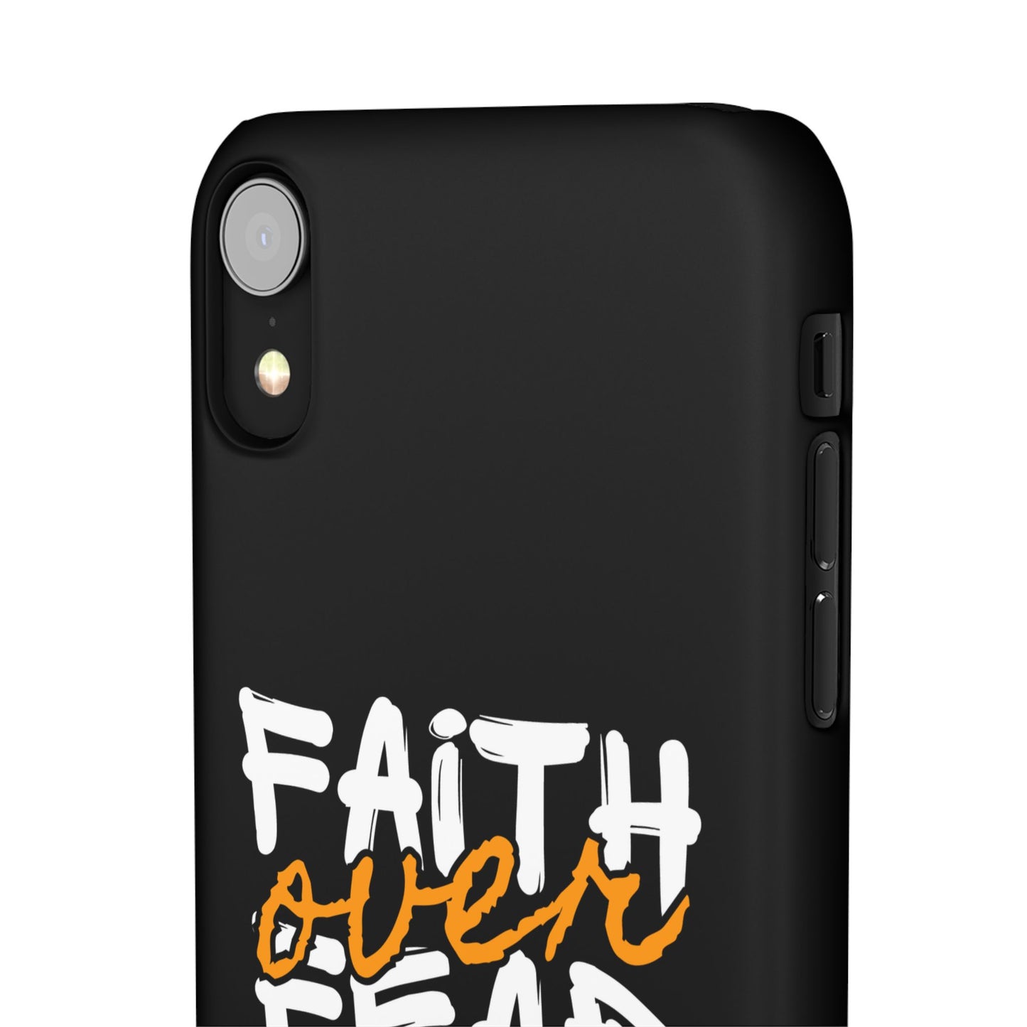 Faith Over Fear Phone Case — Christian Inspirational Snap Case