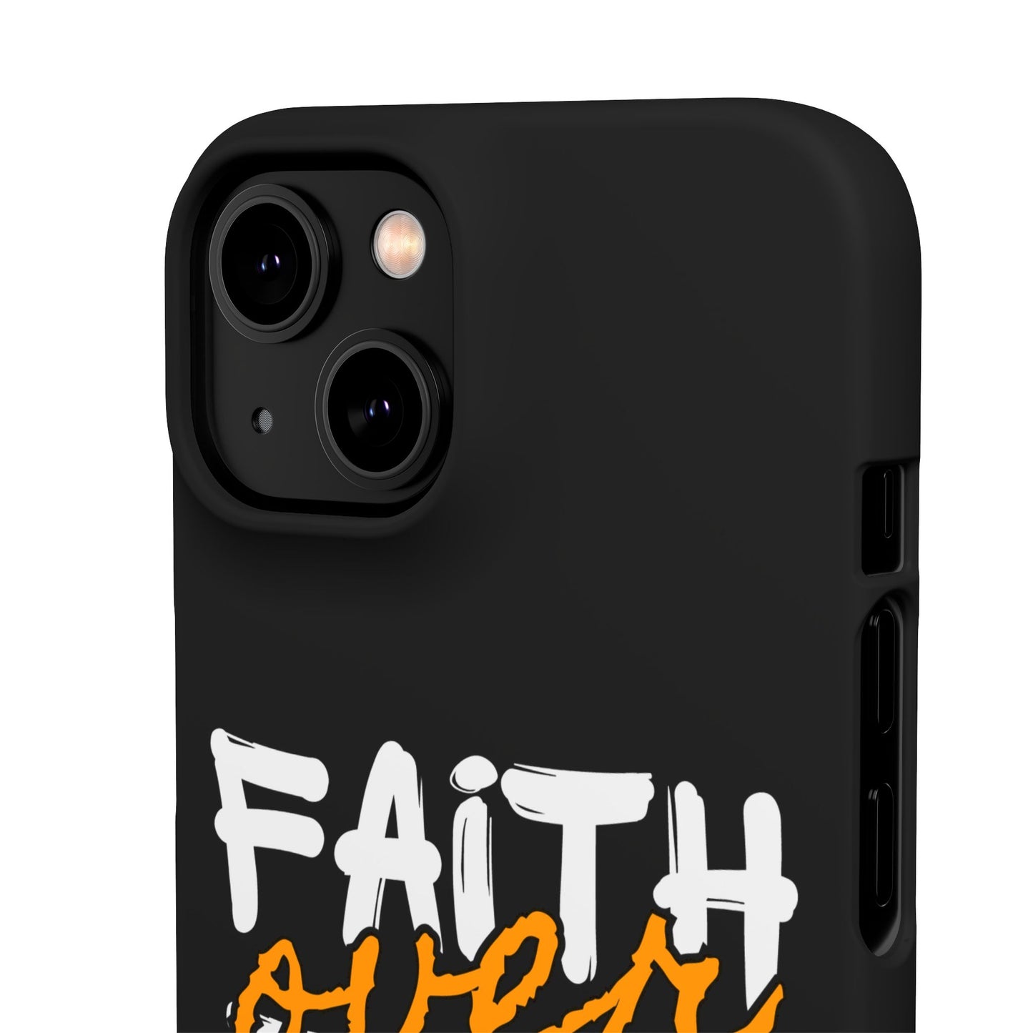 Faith Over Fear Phone Case — Christian Inspirational Snap Case