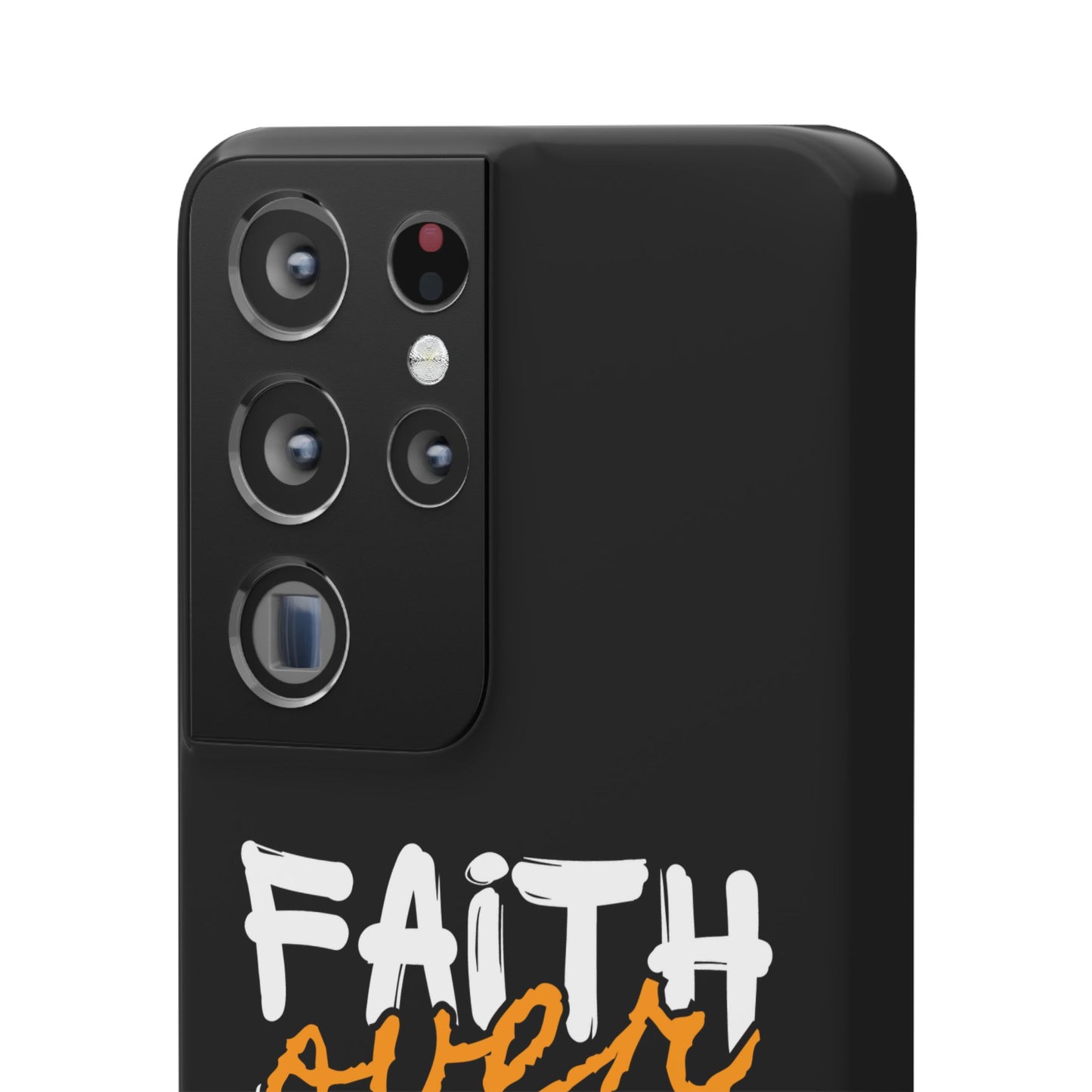 Faith Over Fear Phone Case — Christian Inspirational Snap Case