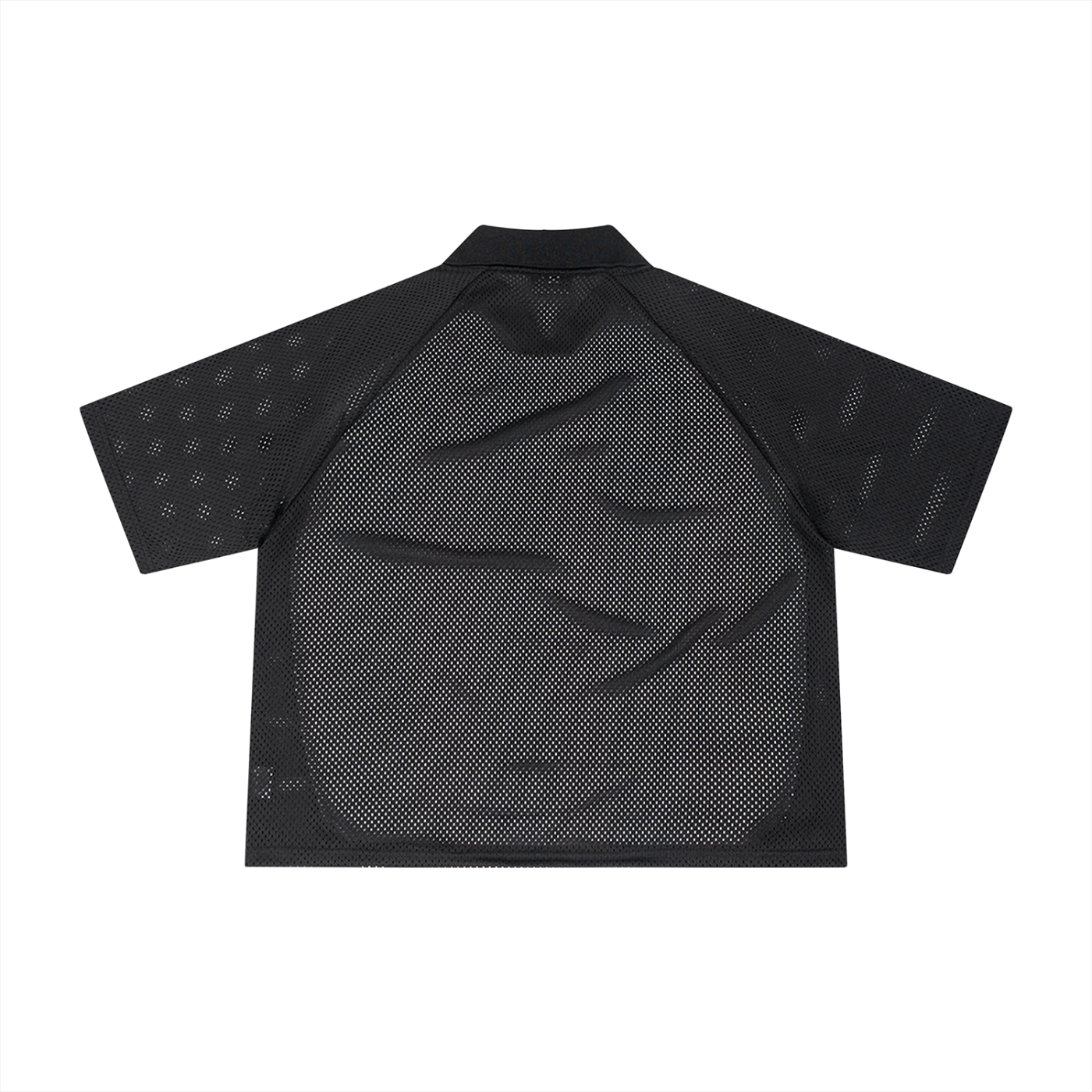 Established Striped Mesh Boxy Soccer Jersey